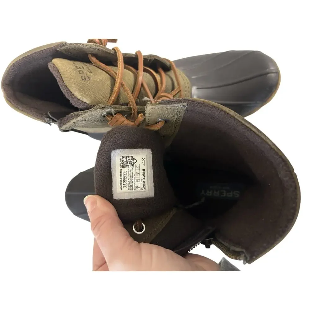 Sperry Top Sider Saltwater Duck Boots Women’s Size 5 STS99729